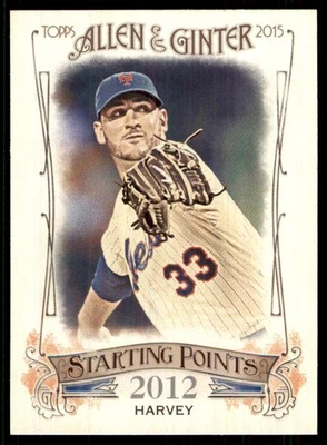 2015 Topps Allen & Ginter Starting Points Matt Harvey #SP54 - Image 1 of 2
