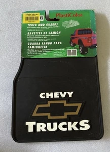 Vintage 1980’s? Chevy Truck PlastiColor Mud Flaps Splash Guards 10x14” Pair - Picture 1 of 3