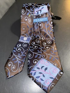 Haines & Bonner Of London Multi-Colored Silk Tie All Silk Handmade - Picture 1 of 6