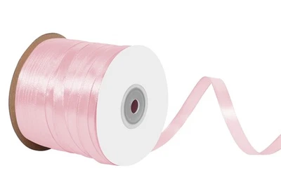 Light Pink Satin Ribbon, 3/8 inch X 200 Yards, Fabric, Gift Wrapping, Bows - Image 1 of 4