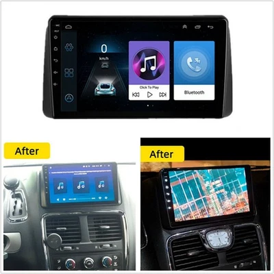 Rádio estéreo veicular GPS para 11-15 Chrysler Grand Voyager 11-20 Dodge Grand Caravan - Imagem 1 de 4