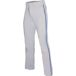 Baseball Express Men's Triple Play Piped Baseball Pant WHITE | ROYAL 2XL - Picture 1 of 1