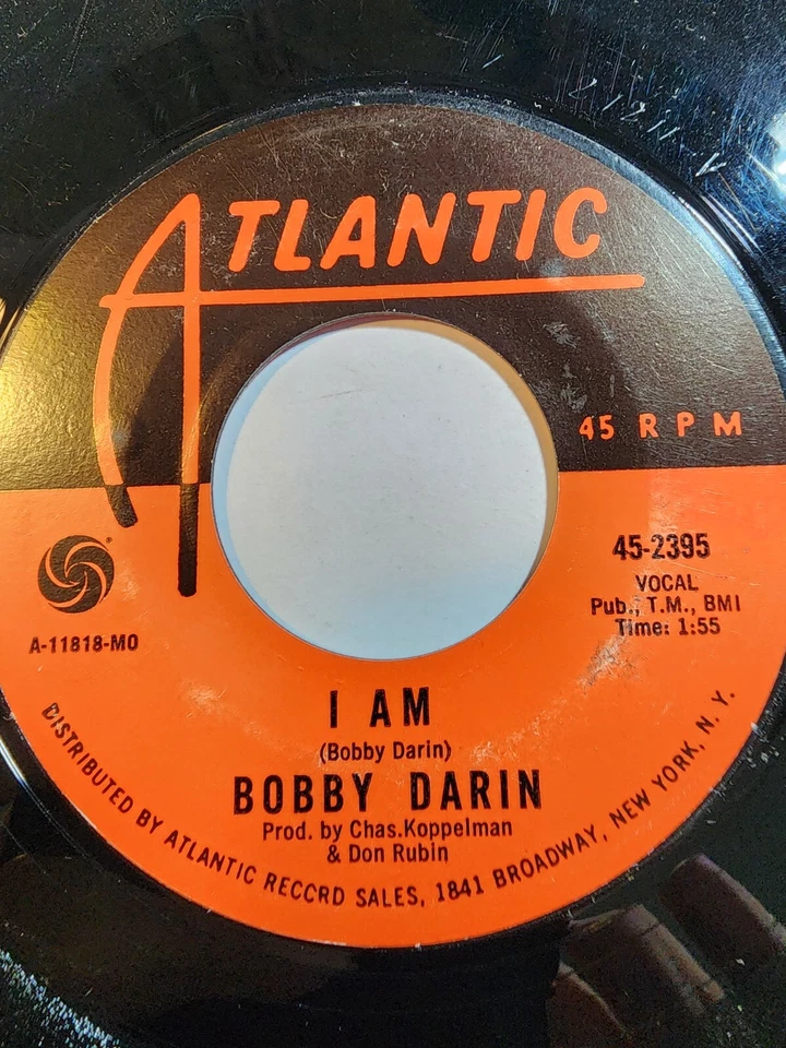 Bobby Darin :THE LADY CAME FROM BALTIMORE / I AM VG+ F276 Foto 1 de 1