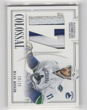 2013-14 Panini National Treasures Colossal Jerseys Prime Number Ryan Kesler /25