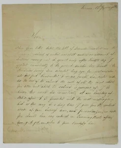 [TÜRKEI] Ein Brief im Sekretariat handsigniert von J.F. von Hammer-Purgstall. 1841 - Bild 1 von 3