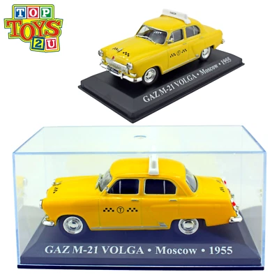 GAZ M-21 VOLGA Moscow 1955 Russian Taxi Diecast 1:43 Scale Model Car. - Image 1 of 4