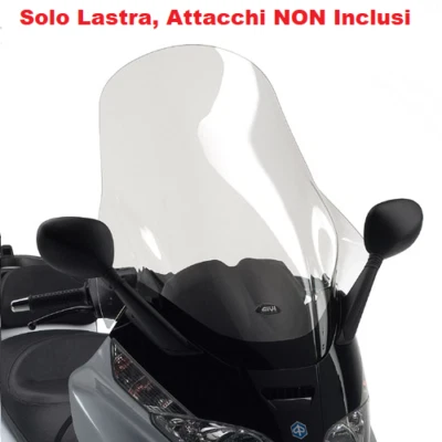 GIVI Parabrezza senza Attacchi per PIAGGIO X8 125-150-200-250-400 2004-10 - Immagine 1 di 3