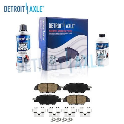 4pc Rear Ceramic Brake Pads w/Hardware for 2016 2017 2018 2019 - 2024 Mazda CX-5 - Image 1 of 4