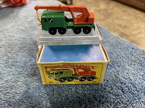 Vintage Lesney MATCHBOX #30 - 8-Wheel Crane - Original Box MINT CONDITION Truck - Picture 1 of 16