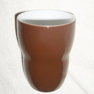 Starbucks 2008 Aida 'No Handle' Mug - Chocolate Brown - New - Super Rare - Picture 1 of 2