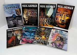 The Sandman TPB Lot Neil Gaiman House Of Whispers Season Of Mists DC Vertigo - Picture 1 of 11