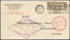 Zeppelin USA 1930 Südamerikafahrt $ 1.30 New York Germany Si 64 G / 1457