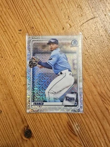 2020 Bowman Chrome - Prospects  Mojo Refractor #BCP-163 Wander Franco (RC) - Picture 1 of 2