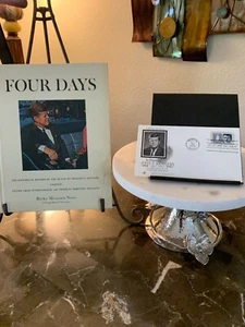 John F Kennedy, Four Days, Copyright 1964, Plus 1st Day Issue JFK Stamp - Picture 1 of 3