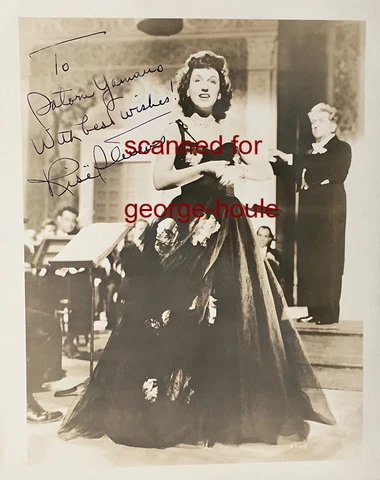 RISE STEVENS - PHOTOGRAPH - AUTOGRAPH - 1952 - MEZZO-SOPRANO - NY MET - CARMEN Cover