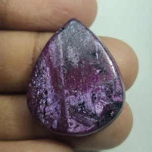 Flashy Ruby Gemstone Cabochon Top Quality Ruby Gemstone Cabochon Natural Gems - Picture 1 of 5