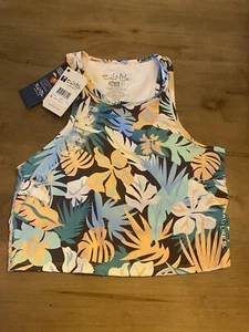 Salt Life Tropical Tankini Swimsuit Top Razorback SLX UVAPOR NWT Size Small - Picture 1 of 6