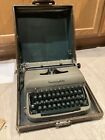 TRAVEL - RITER by REMINGTON WITH GREEN KEYS &amp; PORTABLE CASE For Repair/ Destroyd