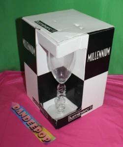 Vintage Millennium 2000 Luminarc 4 Piece Champagne Flutes Glassware In Box - Picture 1 of 4