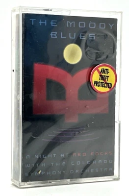 MOODY BLUES A NIGHT AT RED ROCKS CASSETTE SEALED NEW POLYDOR COLORADO SYMPHONY - Image 1 of 4