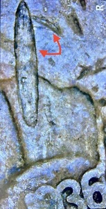 1936-D 5c Buffalo Nickel/Struck-Through Fragment/RPM D over ? - Picture 1 of 23