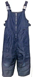 Cherokee Snow Pants Youth Boy Girl Size 6 / 7 Black Bib Reinforced Knees - Picture 1 of 11