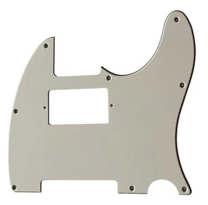 Per Fender Telecaster Tele 8 fori PAF Humbucker battipenna chitarra 3 strati bianco - Foto 1 di 5