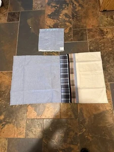 S4 ruff hewn Mountain View pillow shams 2 NEW plaid - Picture 1 of 2