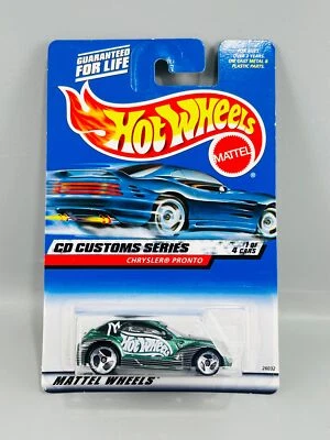 Hot Wheels 1999 CD Customs Series Chrysler Pronto Coupe Green Diecast Model New - Image 1 of 4
