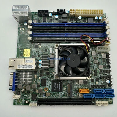 Für Supermicro X10SDV-4C-TLN2F Server Mainboard ITX XEON D1521 CPU - Bild 1 von 3