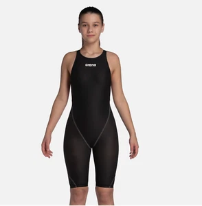 ARENA Girls Open Back Racing Tech Suit Powerskin ST Next Kneeskin Swimsuit SZ 24 - Picture 1 of 15