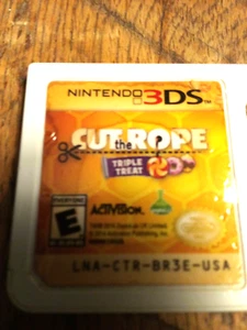 nintendo 3ds cut the rope triple treat - Picture 1 of 4