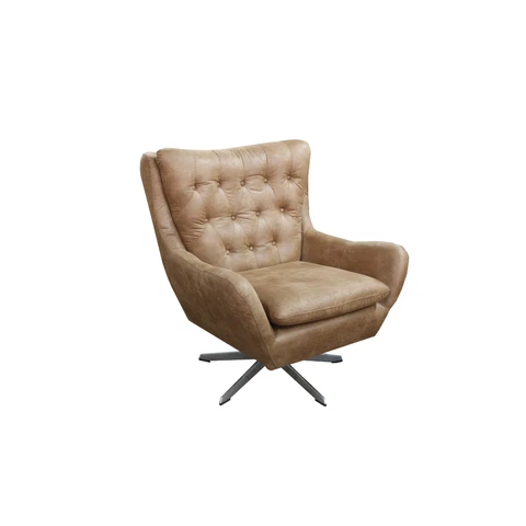 Antique Brown Leather Chair Cover