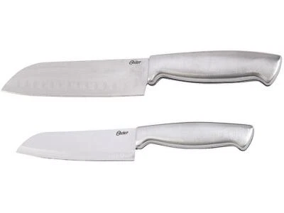 Juego de cuchillos Santoku Oster 91602.02 Baldwyn de 2 piezas de acero inoxidable Foto 1 de 4