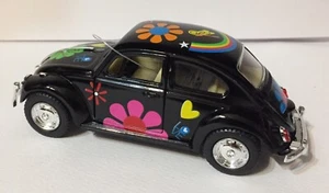 Beetle Classic 1967 Volkswagen Maggiolino Sportelli Apribili NER Kinsmart No Box - Imagen 1 de 8