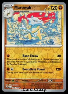 Marowak 105/165 Reverse Holo SV: Scarlet & Violet 151 [Casi Como Nuevo] - Imagen 1 de 1