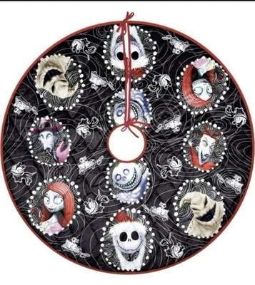 NIB Disney Tim Burton’s “The Nightmare before Christmas” Tree Skirt. Retail $80 - Image 1 of 4