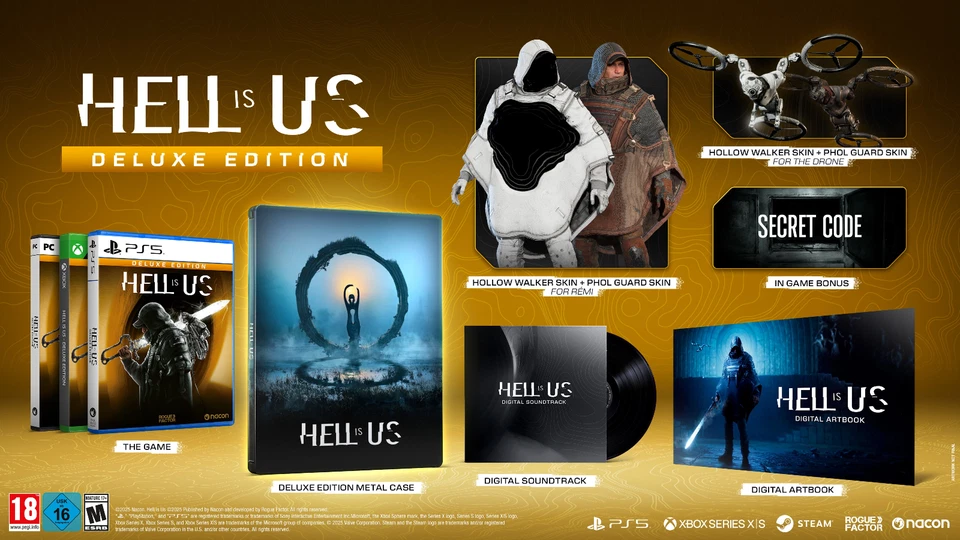 HELL IS US DELUXE EDITION STEELBOOK PC NEW SEALED ENGLISH LIMITED - Image 1 of 1