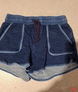 Girls Cherokee Knit Blue Shorts With Elastic Waistband Size 6/6x - Picture 1 of 4