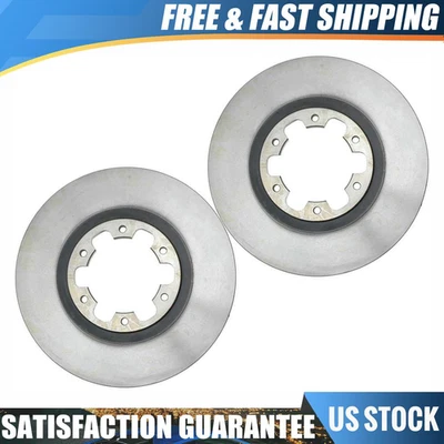 Rotor de freno delantero Raybestos 2 piezas compatible con Infiniti QX4 1998 1999 2000 2001 2002 2003 Foto 1 de 4