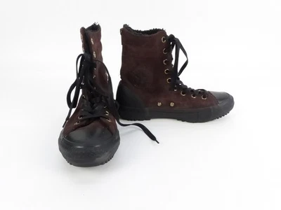 Converse All Star Chucks Sneaker Gr. 37,5 Damen High Top braun Wildleder (15016) - Bild 1 von 4