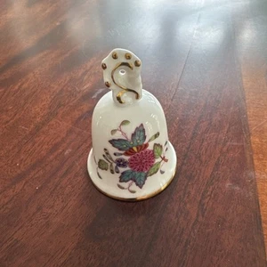 Herend Mini Bell Ornament Indian Basket Guild 1998 8018 Hand painted Hungary - Picture 1 of 10