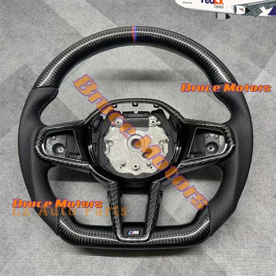 Carbon fiber leather Steering Wheel for BMW 2009-2016 3Series-6Series X5-X7 - Image 1 of 4