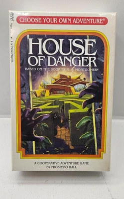 New House of Danger Board Game  Choose Your Own Adventure Brand New Sealed - Image 1 of 3