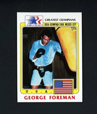 George Foreman 1983 Topps Greatest Olympians (HOF) #19 NM-MT - Image 1 of 2