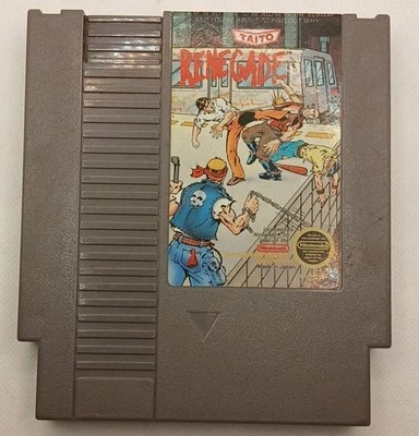 Renegade Nintendo Entertainment System NES  1985 Authentic ORIGINAL  - Image 1 of 4
