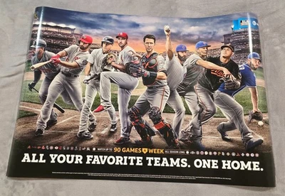 MLB Extra Innings Poster Collage BUSTER POSEY Hosmer BRYCE HARPER Machado 24x36 - Image 1 of 4