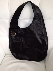 Bolso hobo de cuero negro Surgio Rossi - Imagen 1 de 12