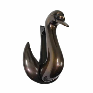 Swan Shaped Antique Brass Front Door Knocker with Hardware Renovators Supply - Picture 1 of 6