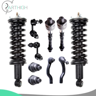 Front Struts Sway Bars TieRod Ball Joints For 2005-2012 Nissan Pathfinder Xterra Foto 1 de 4